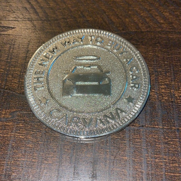 Carvana‎ Car Token "The New Way To Buy A Car" 3 Inch Token - Picture 3 of 5